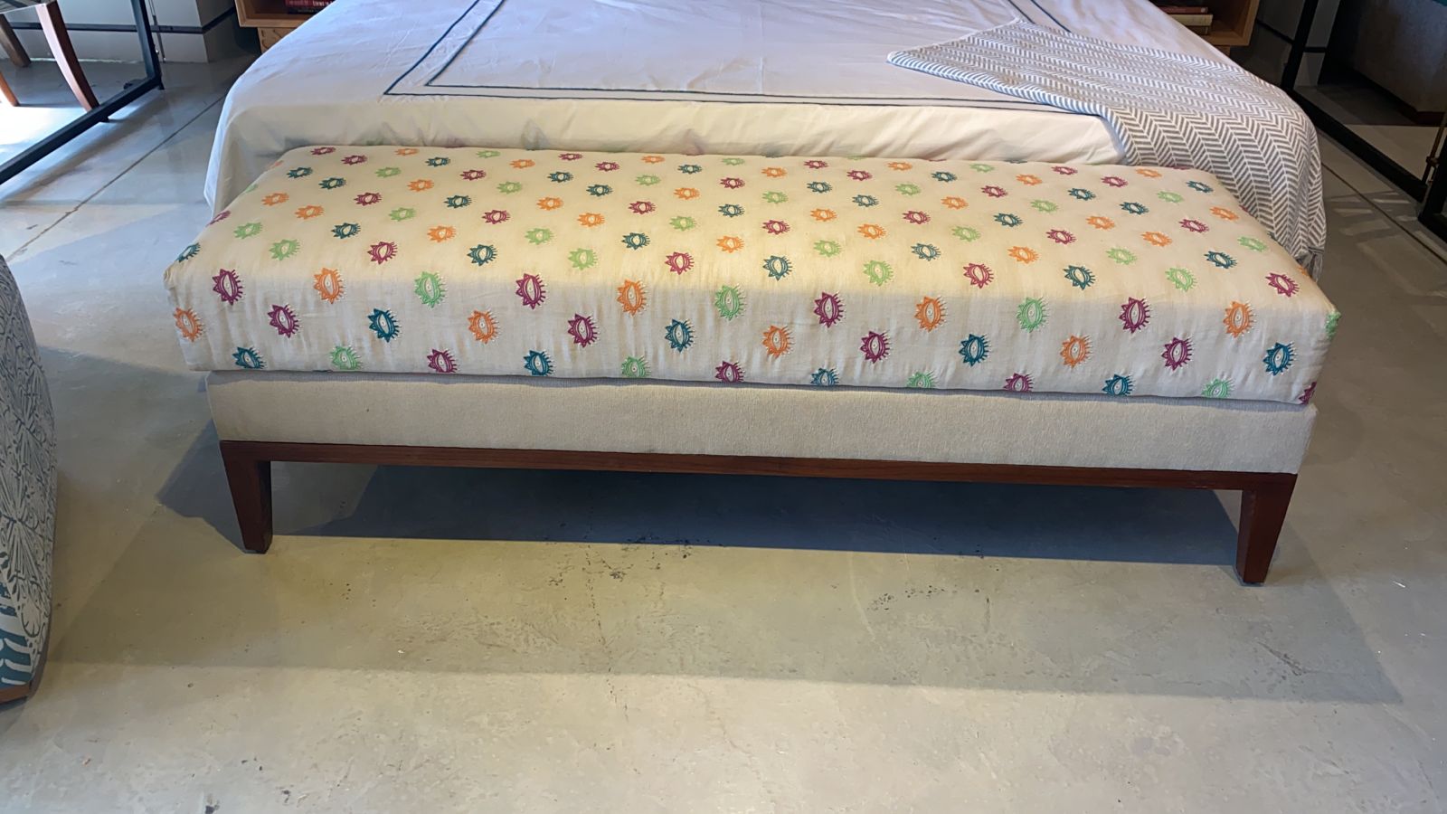 Capitone Bench Patterned