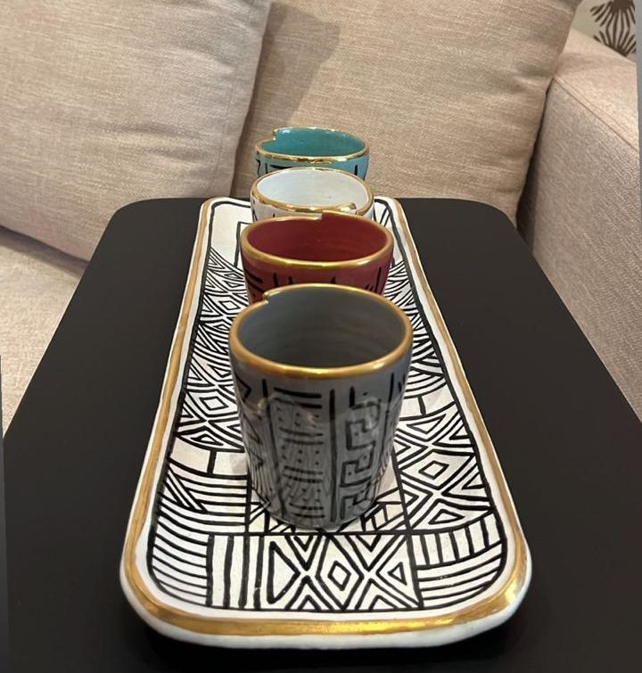 Hand Drawn Espresso Cups